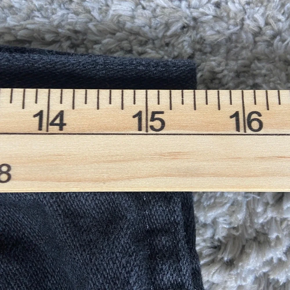 Wrangler Cowboy Cut Jeans Men 30x30 Black Denim Slim Seat Thigh Rigid Cotton